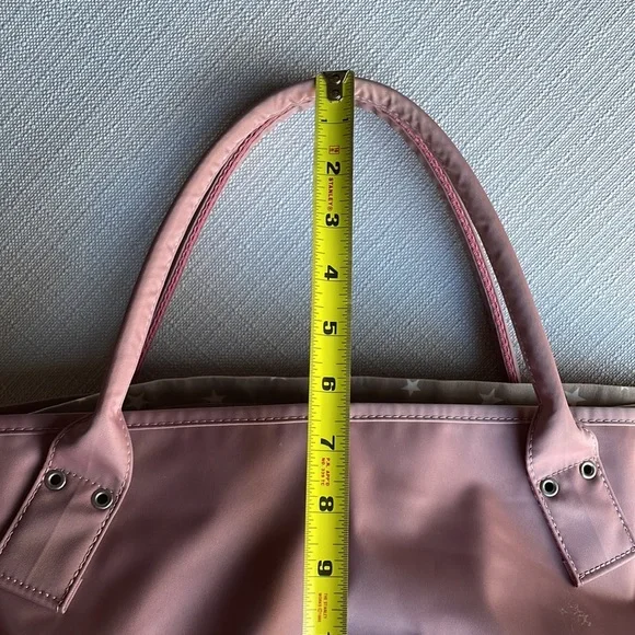 Agnes b voyage tote bag dusty pink color made in Japan